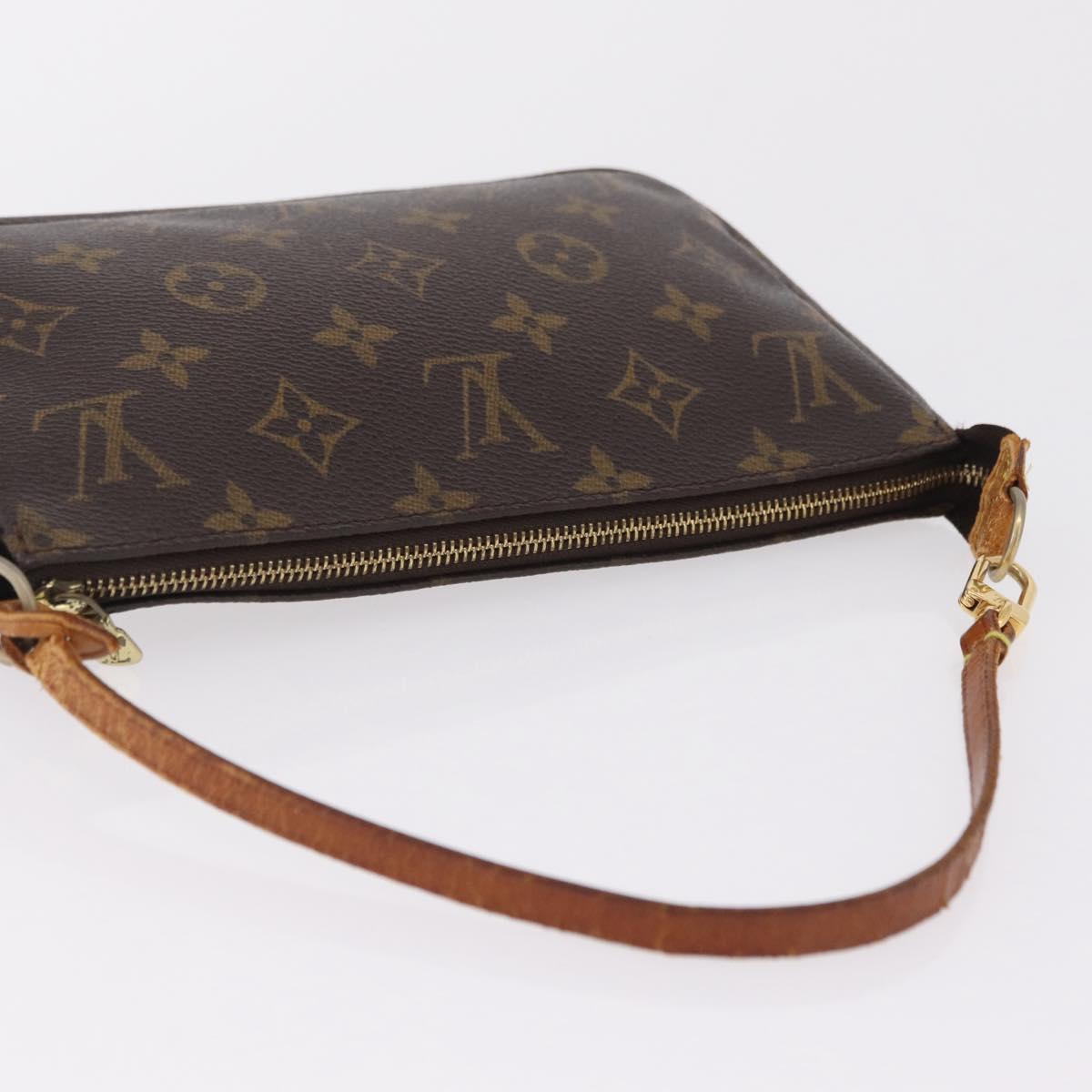 LOUIS VUITTON Monogram Pochette Accessoires Pouch M51980 LV Auth ka6612
