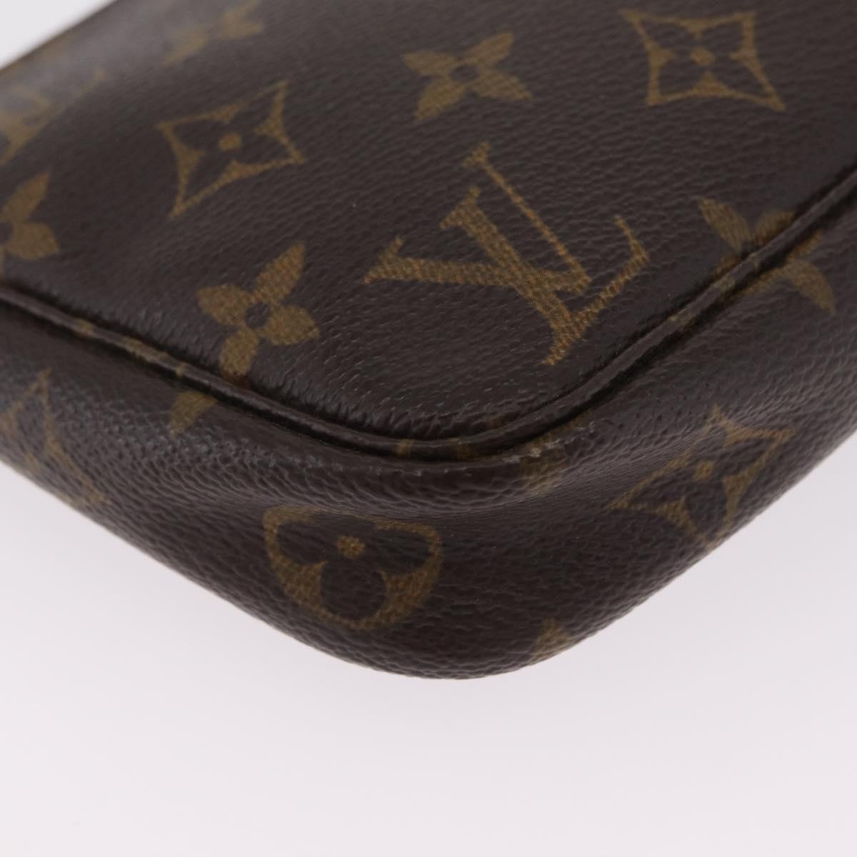 LOUIS VUITTON Monogram Pochette Accessoires Pouch M51980 LV Auth ka6612