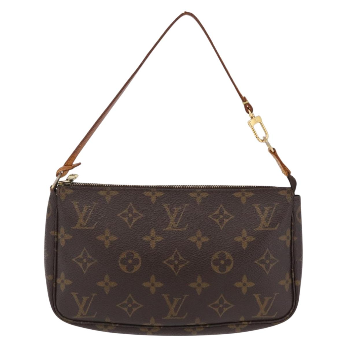 LOUIS VUITTON Monogram Pochette Accessoires Pouch M51980 LV Auth ka6612