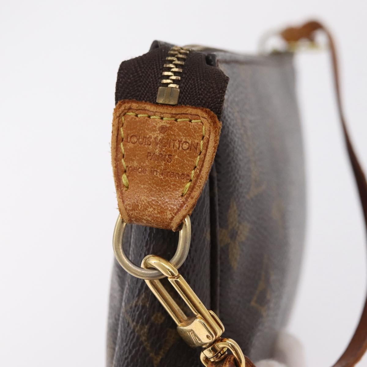 LOUIS VUITTON Monogram Pochette Accessoires Pouch M51980 LV Auth ka6612