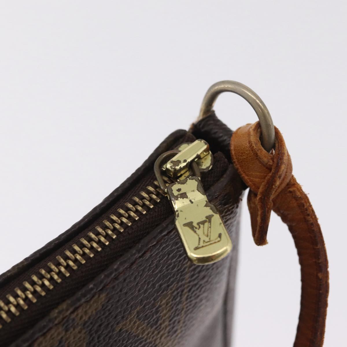 LOUIS VUITTON Monogram Pochette Accessoires Pouch M51980 LV Auth ka6612