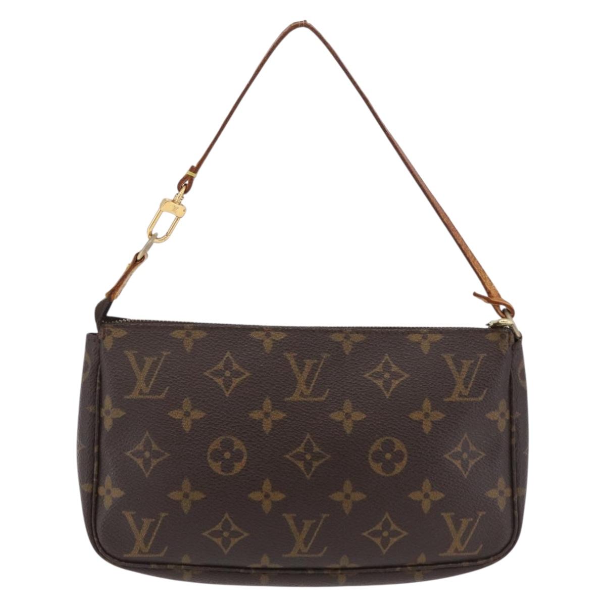 LOUIS VUITTON Monogram Pochette Accessoires Pouch M51980 LV Auth ka6612