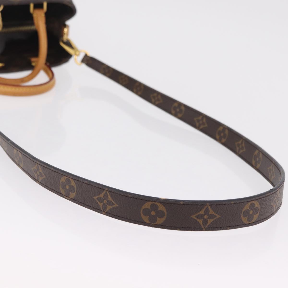 LOUIS VUITTON Monogram Montaigne BB Hand Bag 2way M41055 LV Auth ka6622V