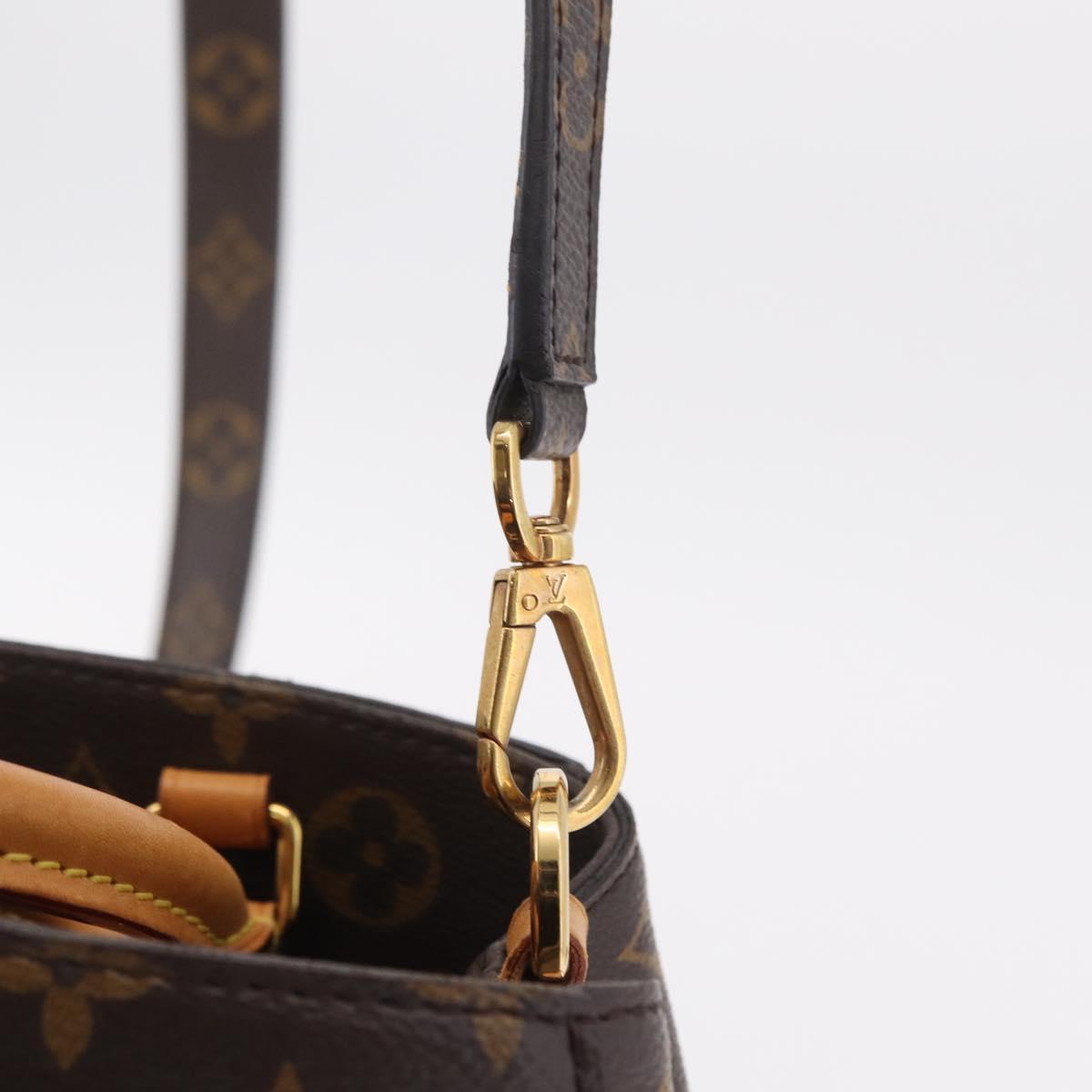 LOUIS VUITTON Monogram Montaigne BB Hand Bag 2way M41055 LV Auth ka6622V