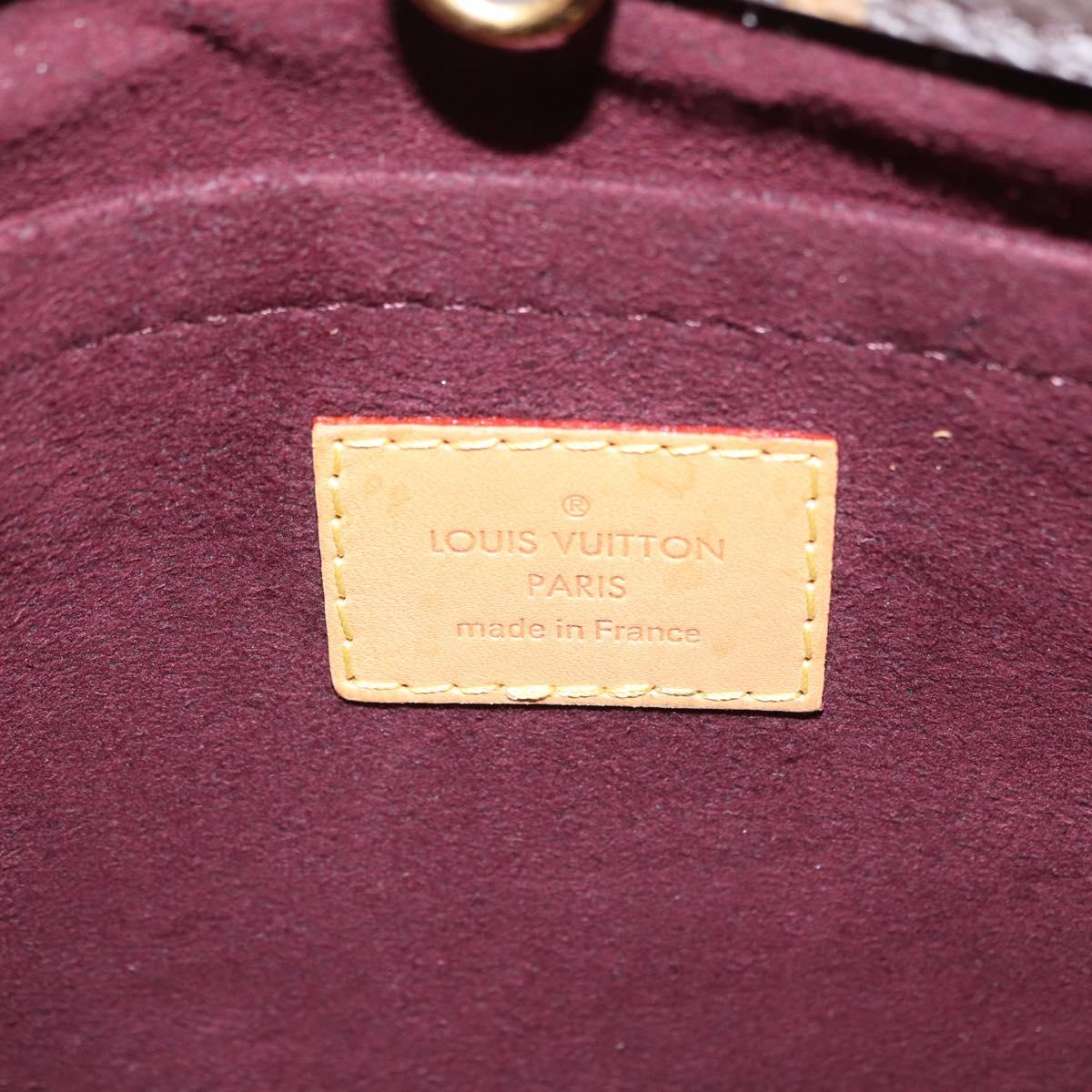 LOUIS VUITTON Monogram Montaigne BB Hand Bag 2way M41055 LV Auth ka6622V