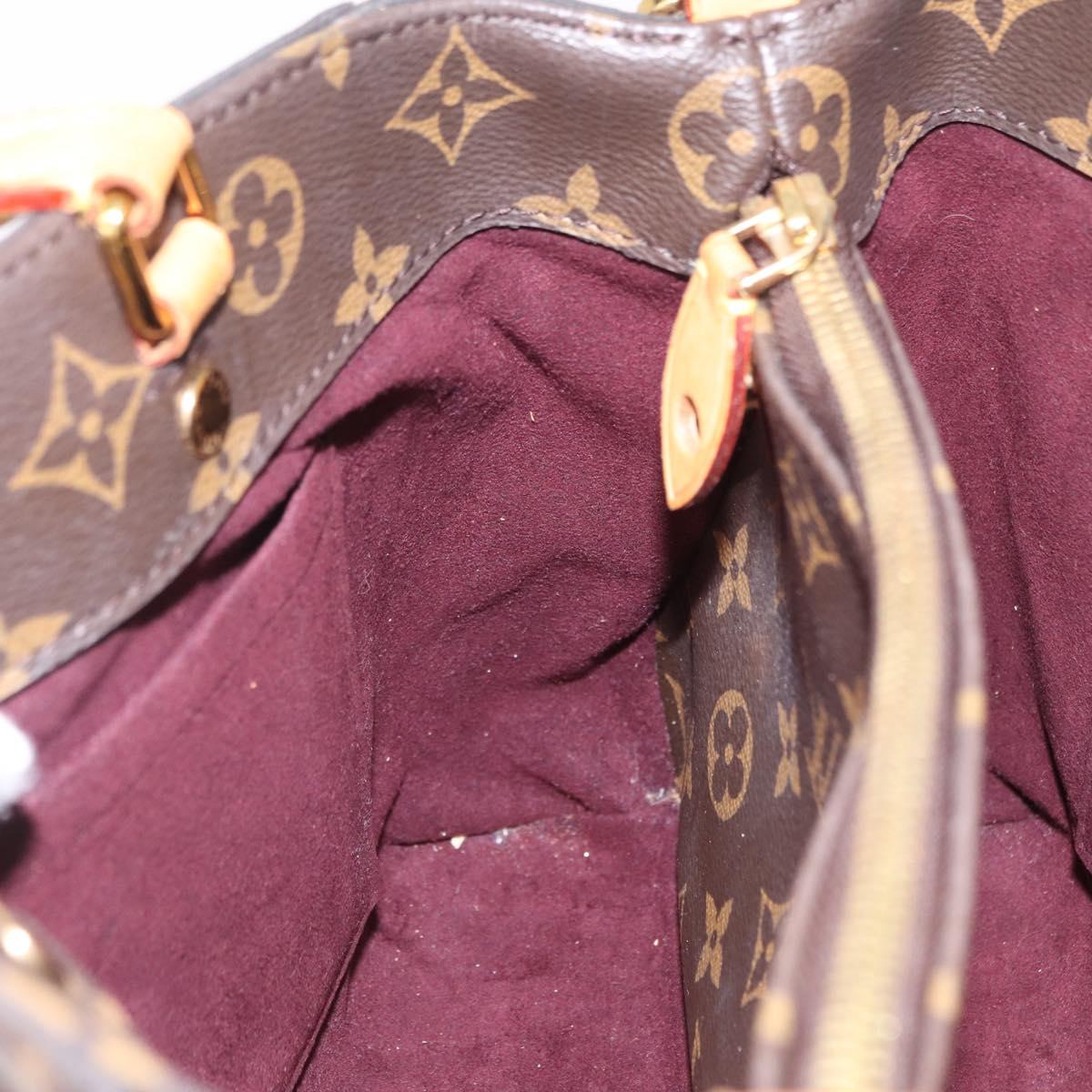 LOUIS VUITTON Monogram Montaigne BB Hand Bag 2way M41055 LV Auth ka6622V