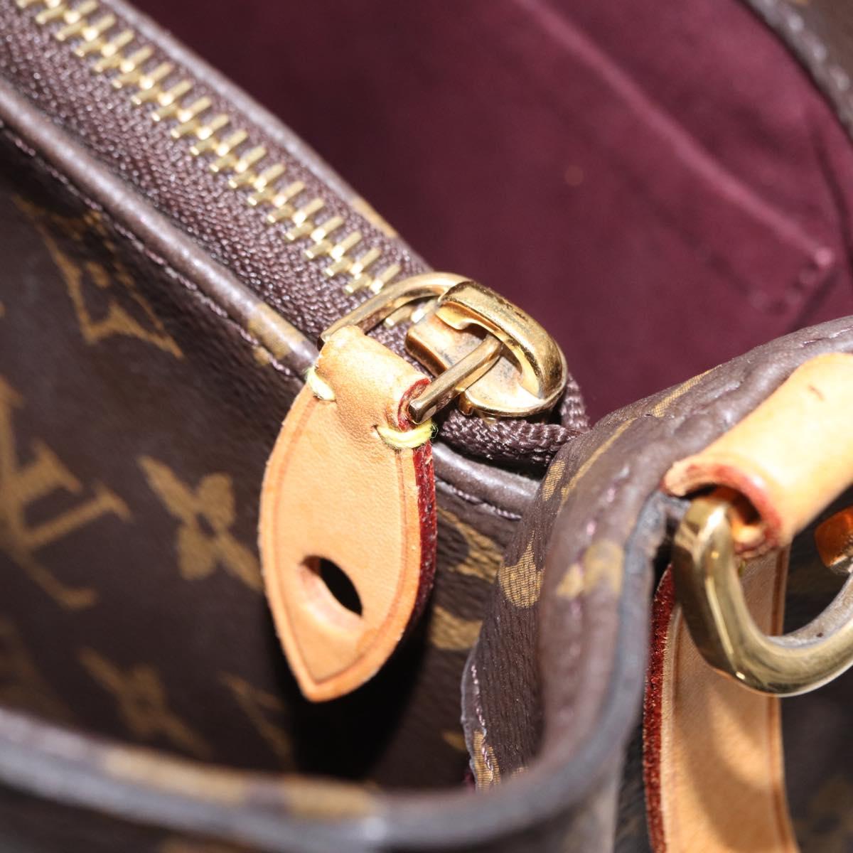 LOUIS VUITTON Monogram Montaigne BB Hand Bag 2way M41055 LV Auth ka6622V