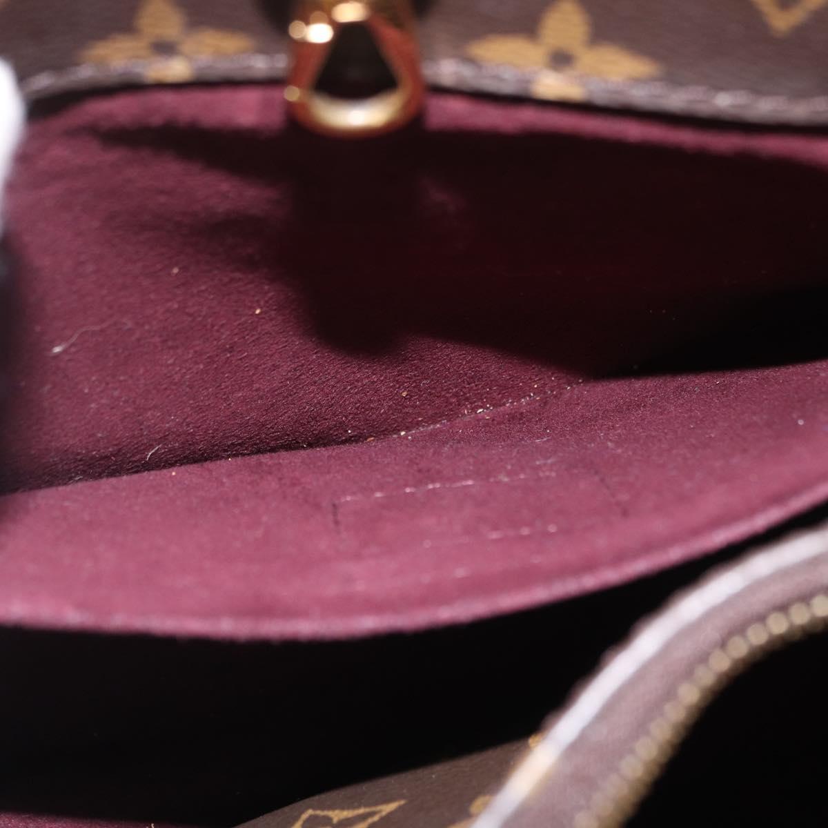 LOUIS VUITTON Monogram Montaigne BB Hand Bag 2way M41055 LV Auth ka6622V