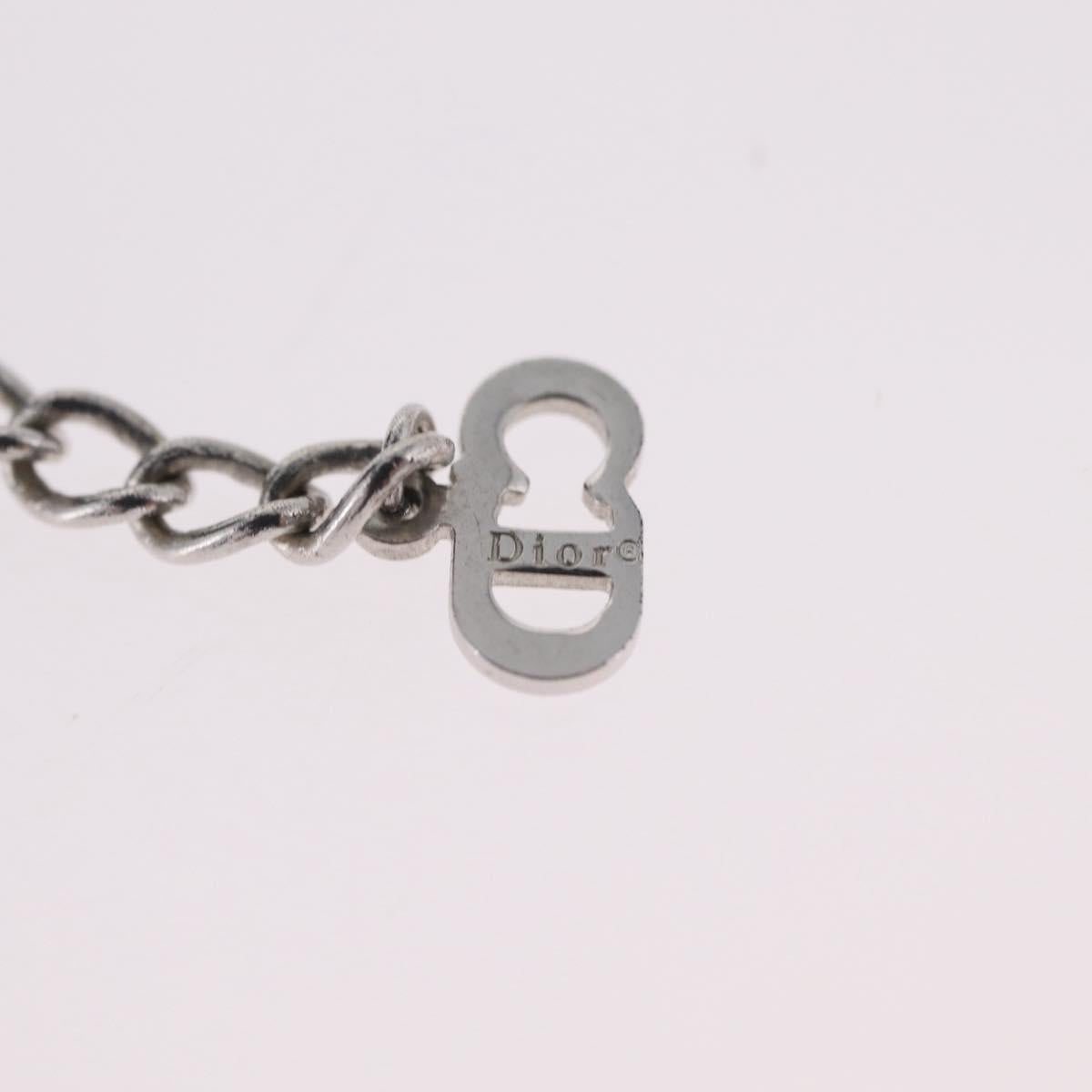 Christian Dior Necklace metal Silver Auth ka6625