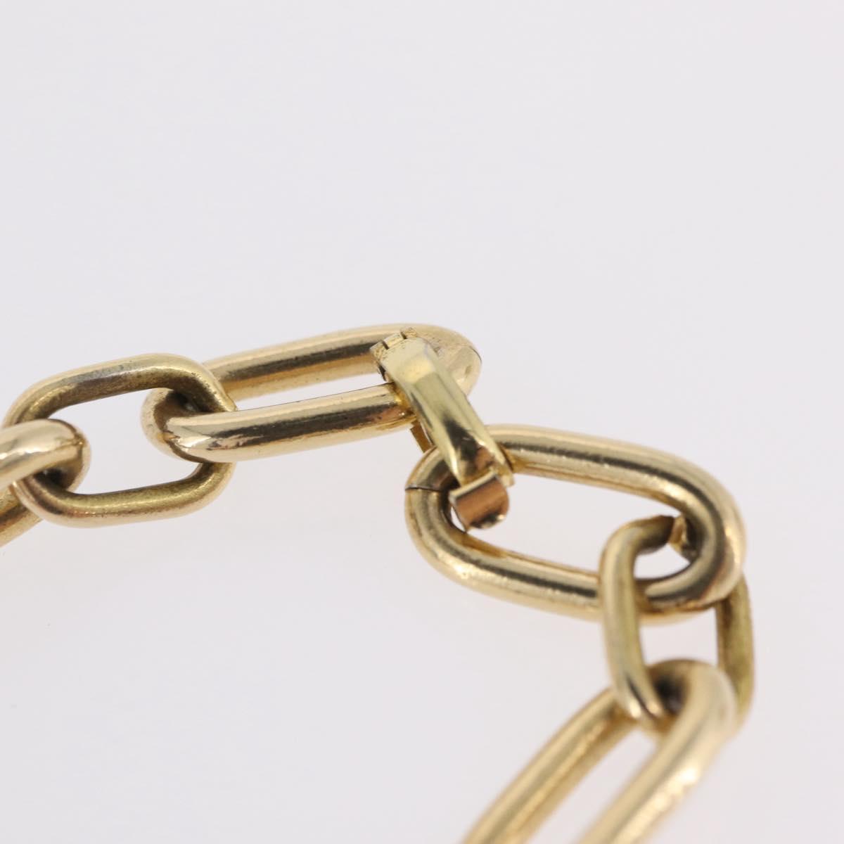 Christian Dior Necklace Metal Gold Tone Auth ka6628