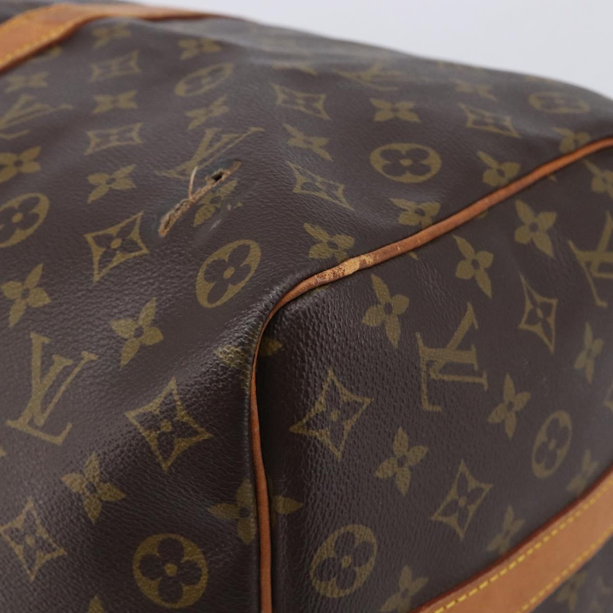 LOUIS VUITTON Monogram Keepall Bandouliere 50 Boston Bag M41416 LV Auth ka6643
