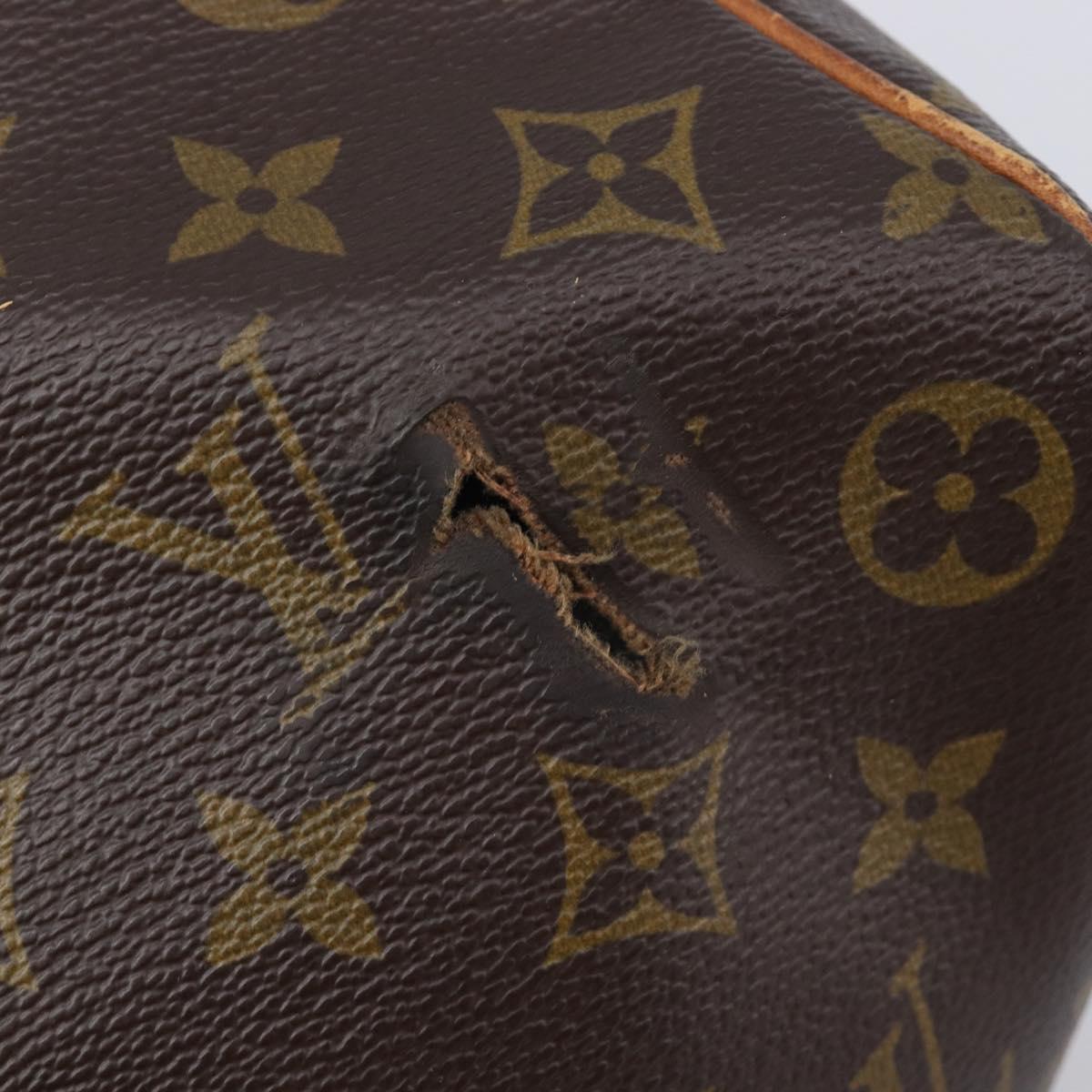 LOUIS VUITTON Monogram Keepall Bandouliere 50 Boston Bag M41416 LV Auth ka6643