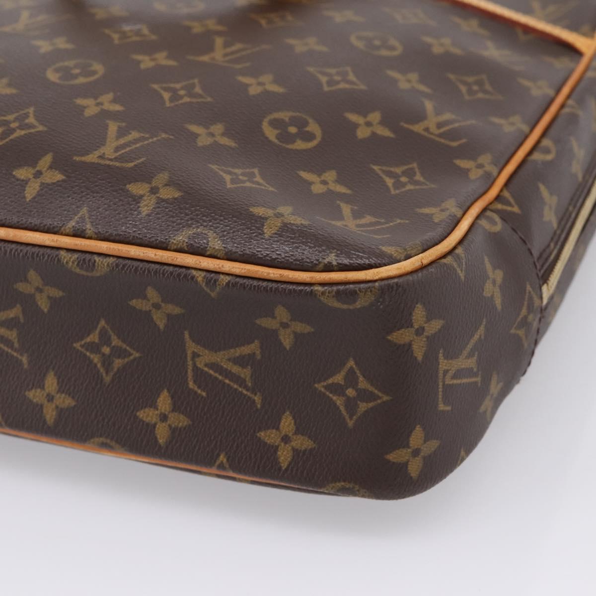 LOUIS VUITTON Monogram Porte Documents Pegas Hand Bag M53343 LV Auth ka6645