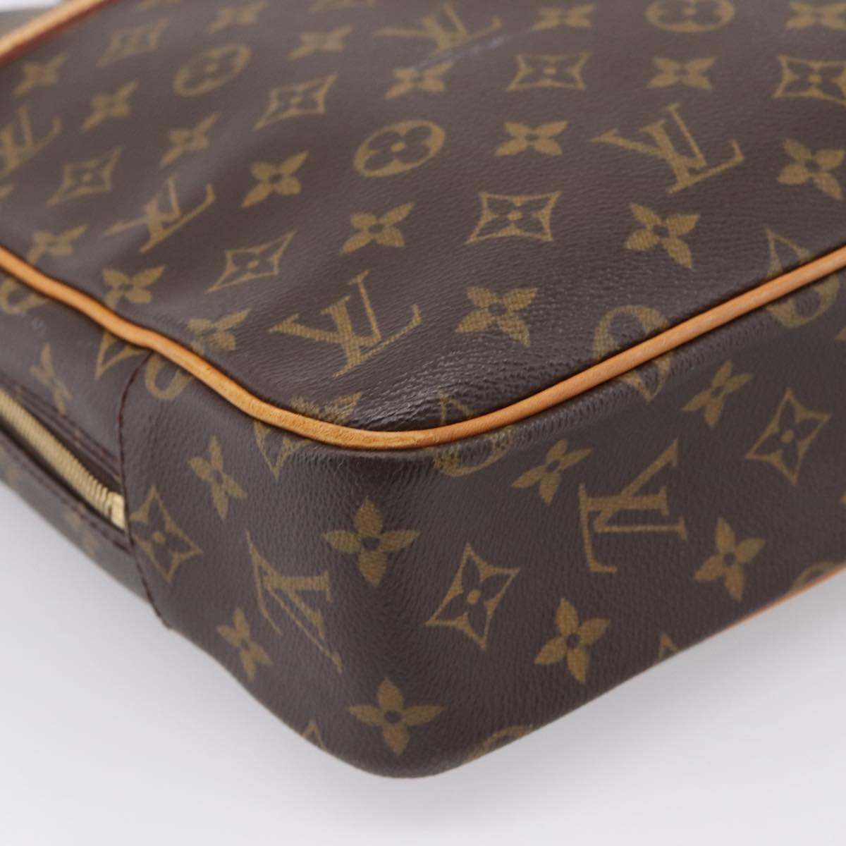 LOUIS VUITTON Monogram Porte Documents Pegas Hand Bag M53343 LV Auth ka6645