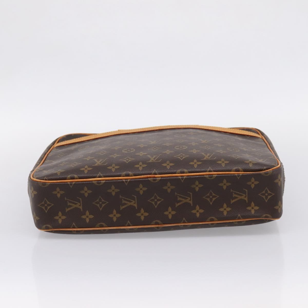LOUIS VUITTON Monogram Porte Documents Pegas Hand Bag M53343 LV Auth ka6645