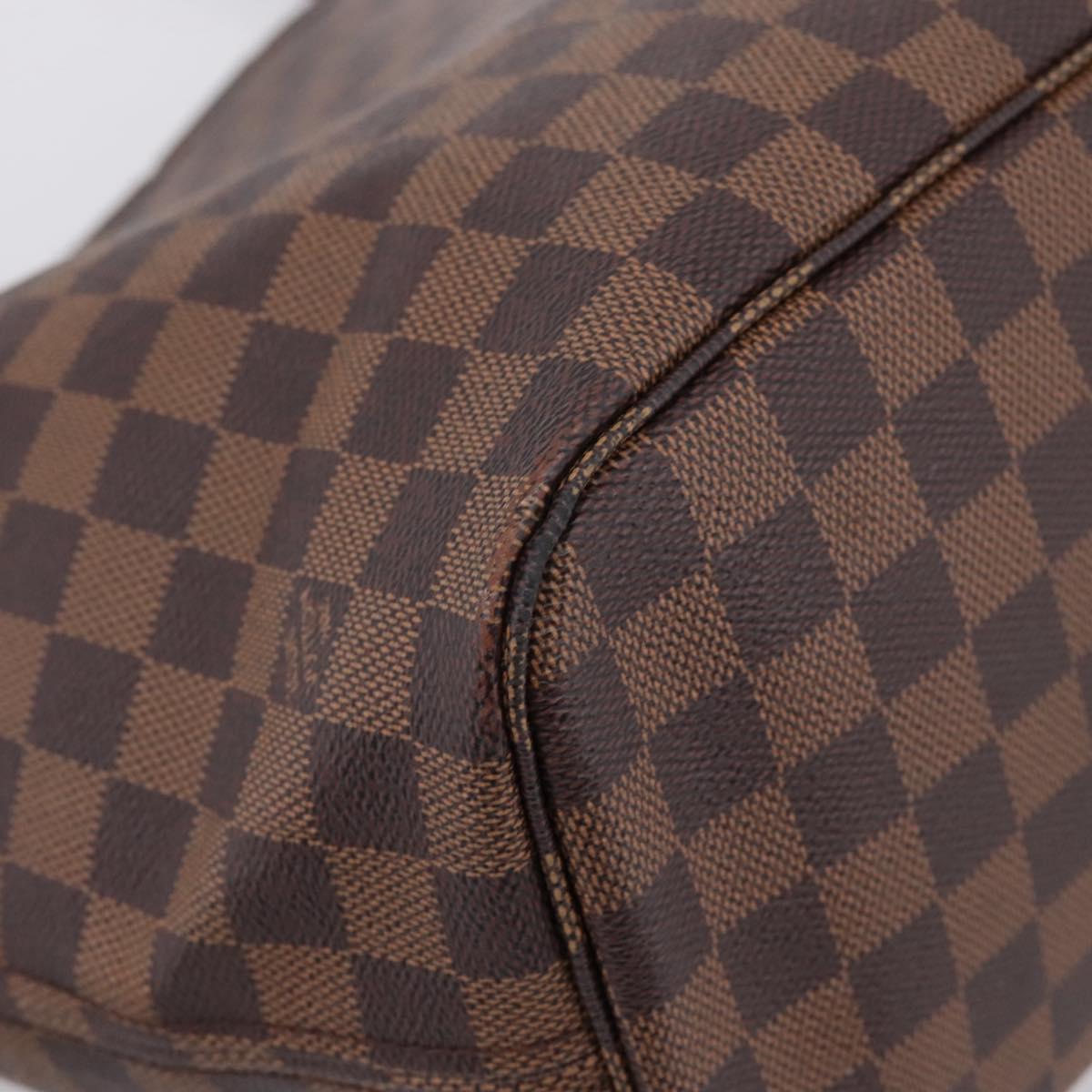 LOUIS VUITTON Damier Ebene Neverfull MM Tote Bag N51105 LV Auth ka6661V