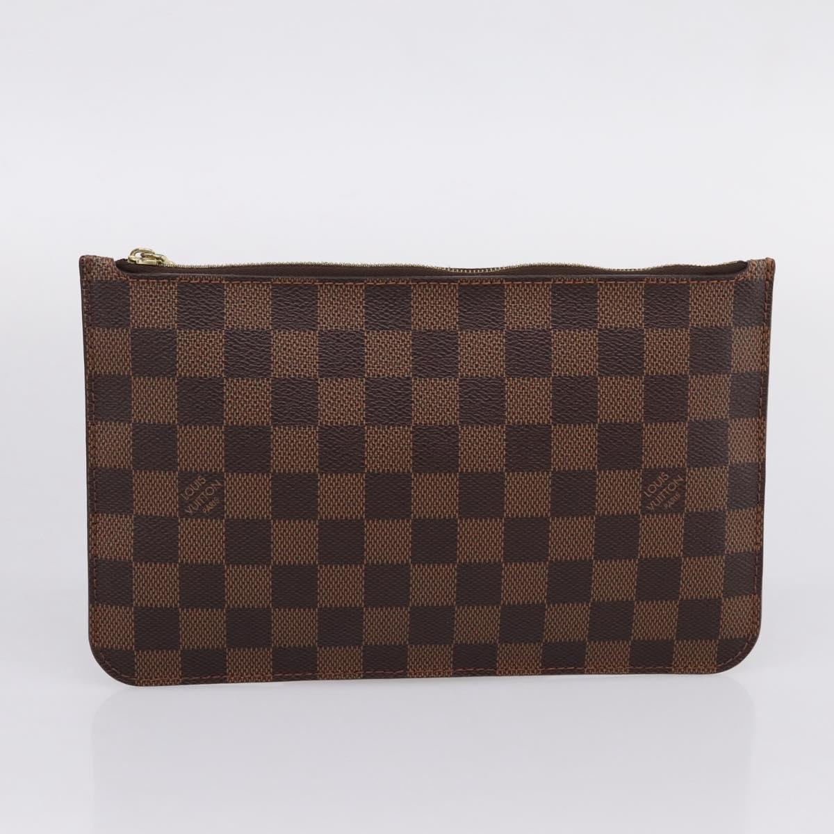 LOUIS VUITTON Damier Ebene Neverfull MM Tote Bag N51105 LV Auth ka6661V