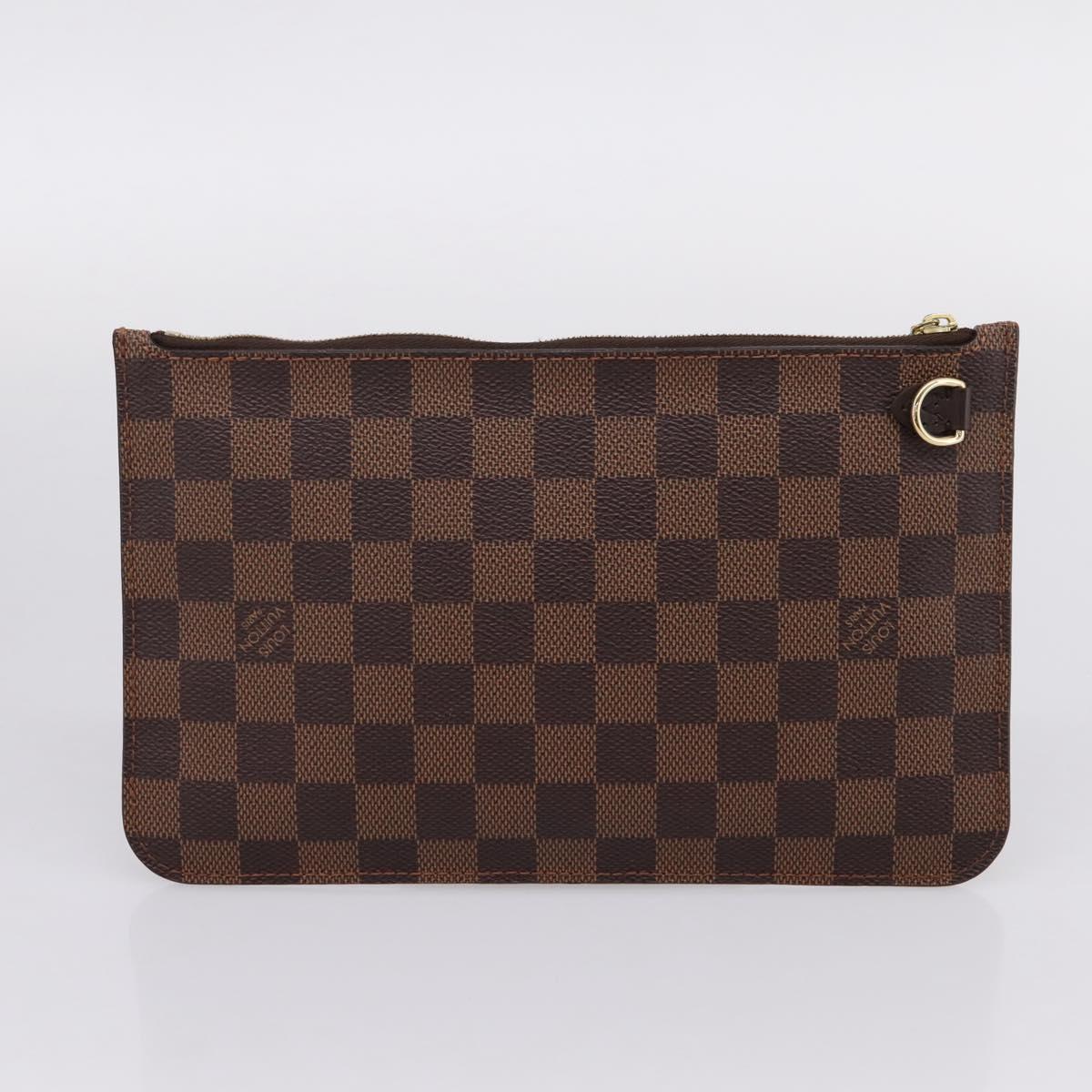 LOUIS VUITTON Damier Ebene Neverfull MM Tote Bag N51105 LV Auth ka6661V