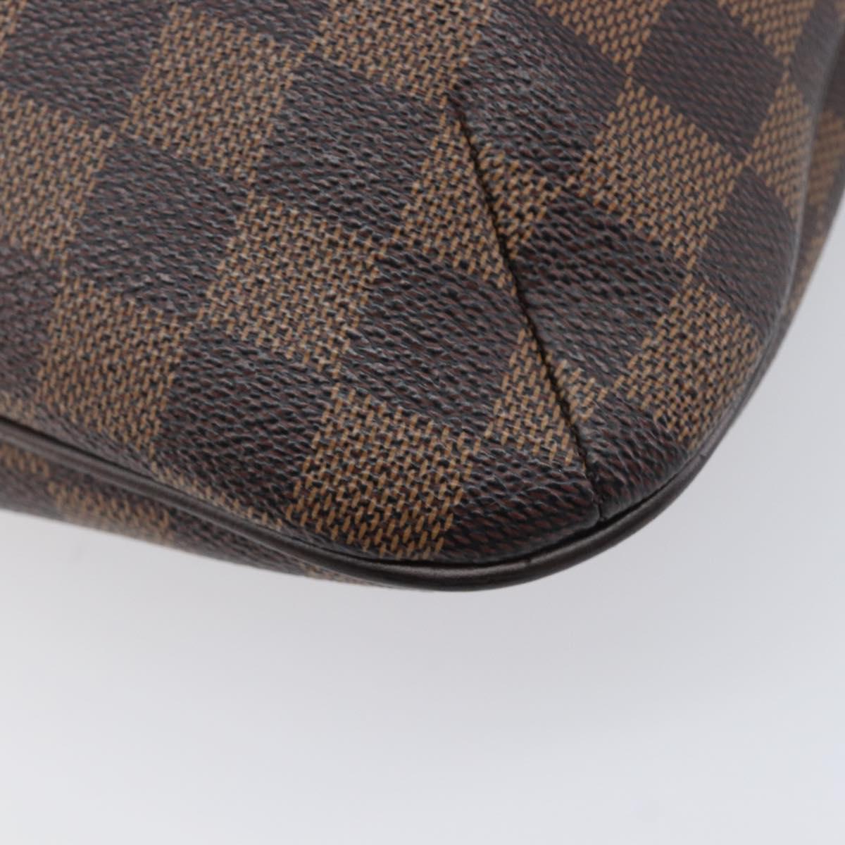 LOUIS VUITTON Damier Ebene Bloomsbury PM Shoulder Bag N42251 LV Auth ka6669A