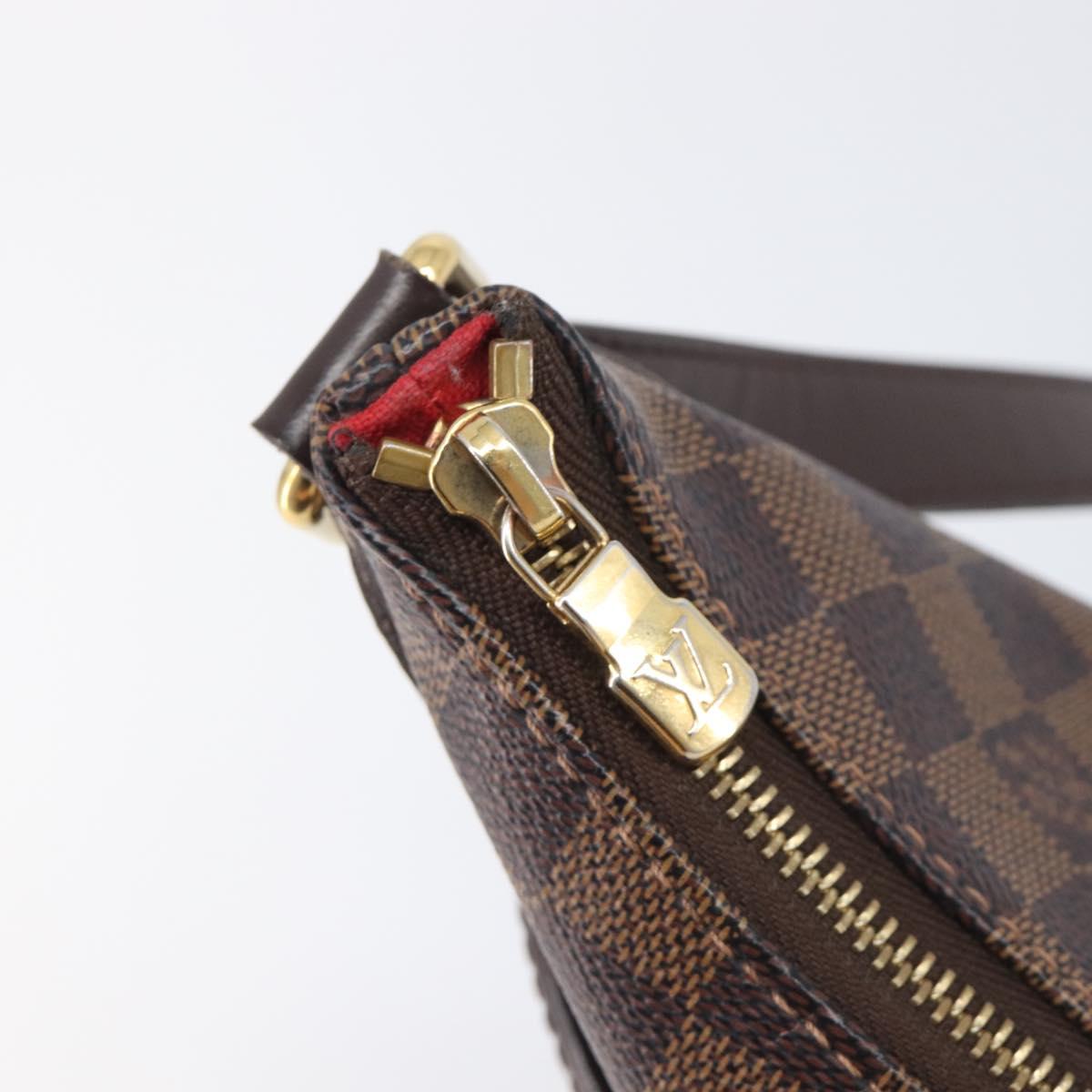LOUIS VUITTON Damier Ebene Bloomsbury PM Shoulder Bag N42251 LV Auth ka6669A