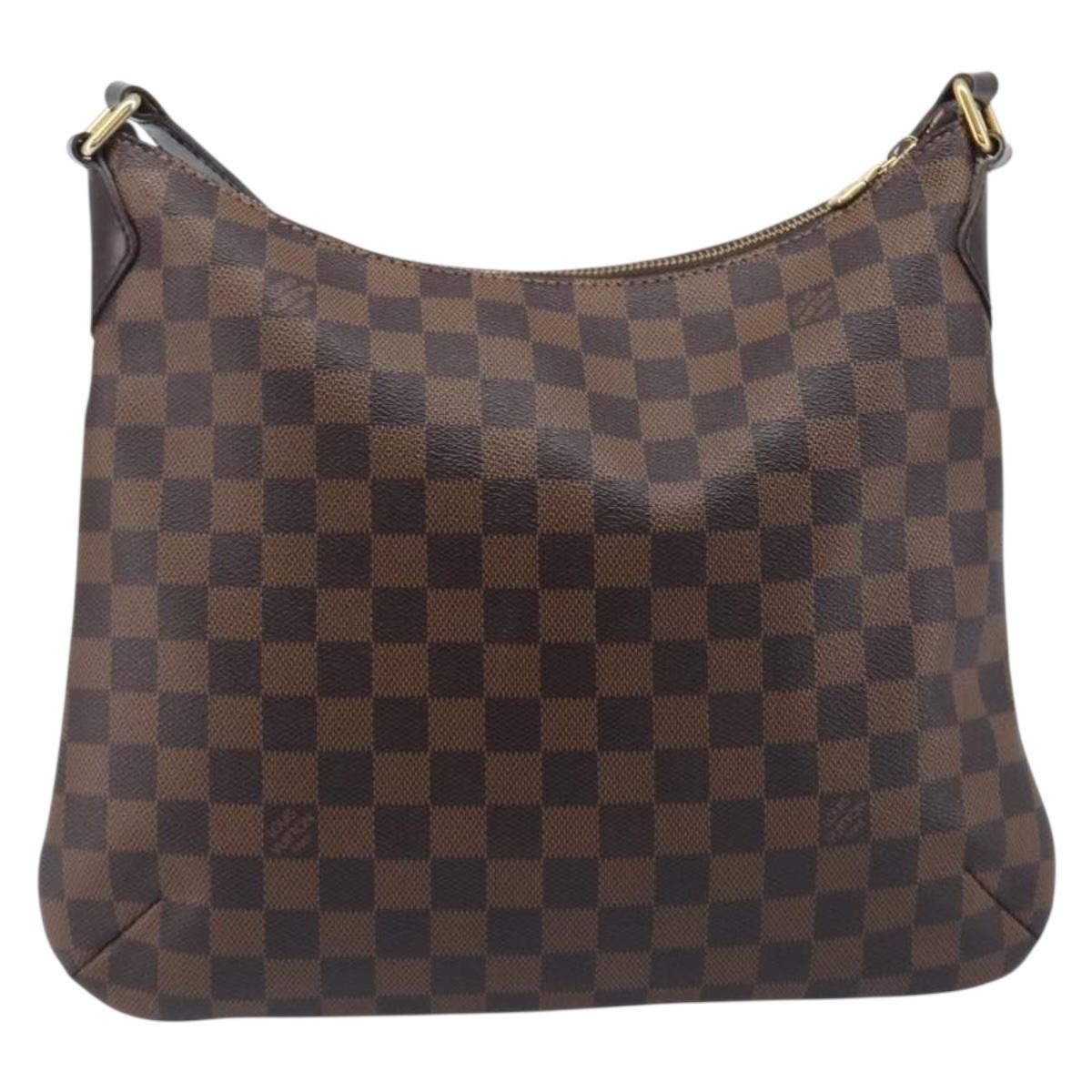 LOUIS VUITTON Damier Ebene Bloomsbury PM Shoulder Bag N42251 LV Auth ka6669A