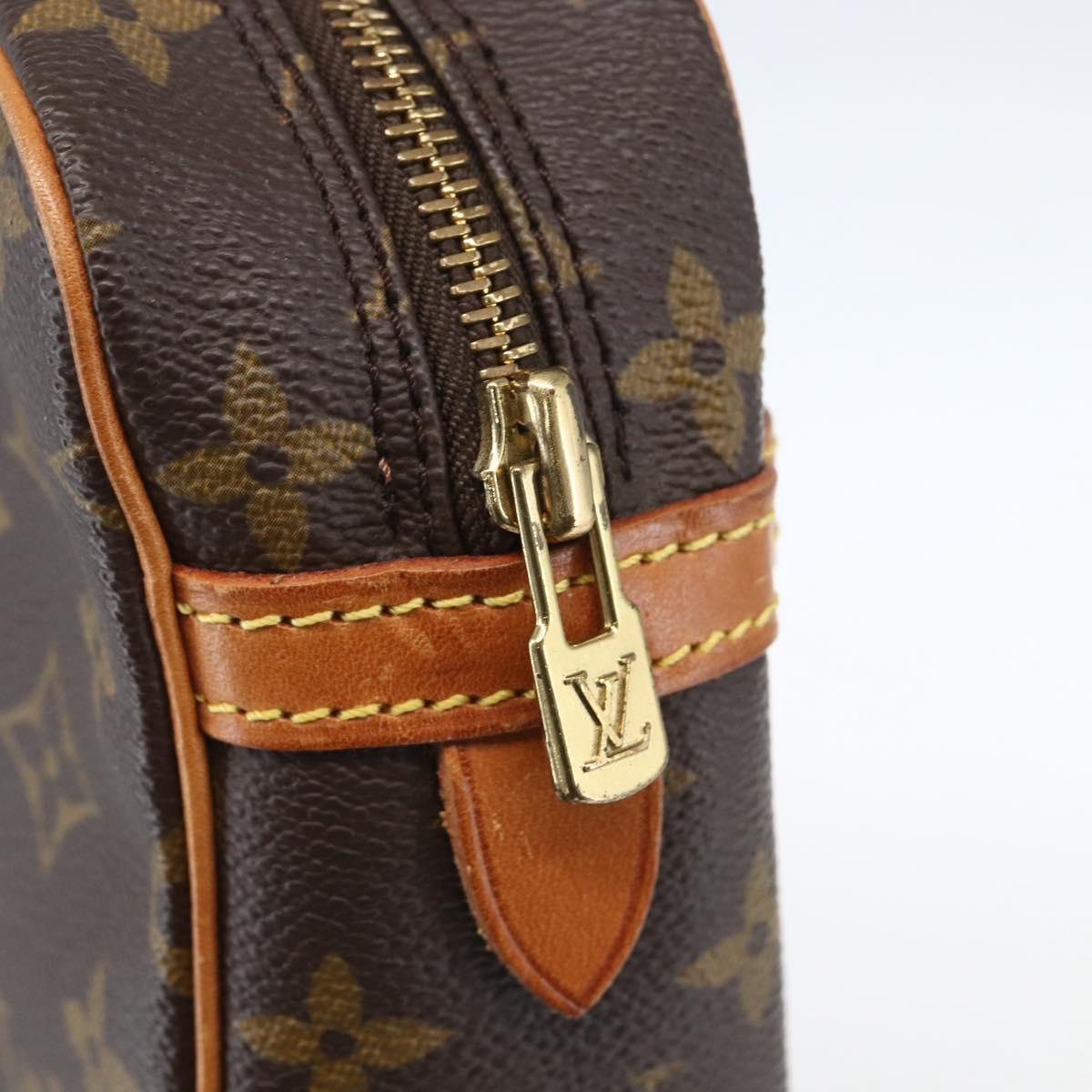 LOUIS VUITTON Monogram Compiegne 23 Clutch Bag M51847 LV Auth ka668