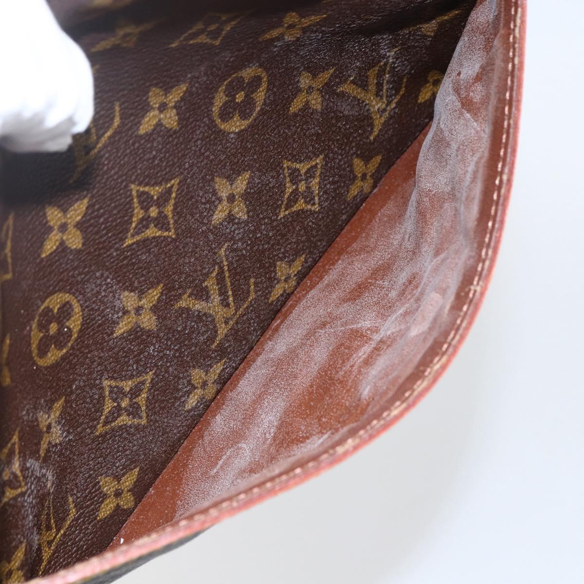 LOUIS VUITTON Monogram Compiegne 23 Clutch Bag M51847 LV Auth ka668