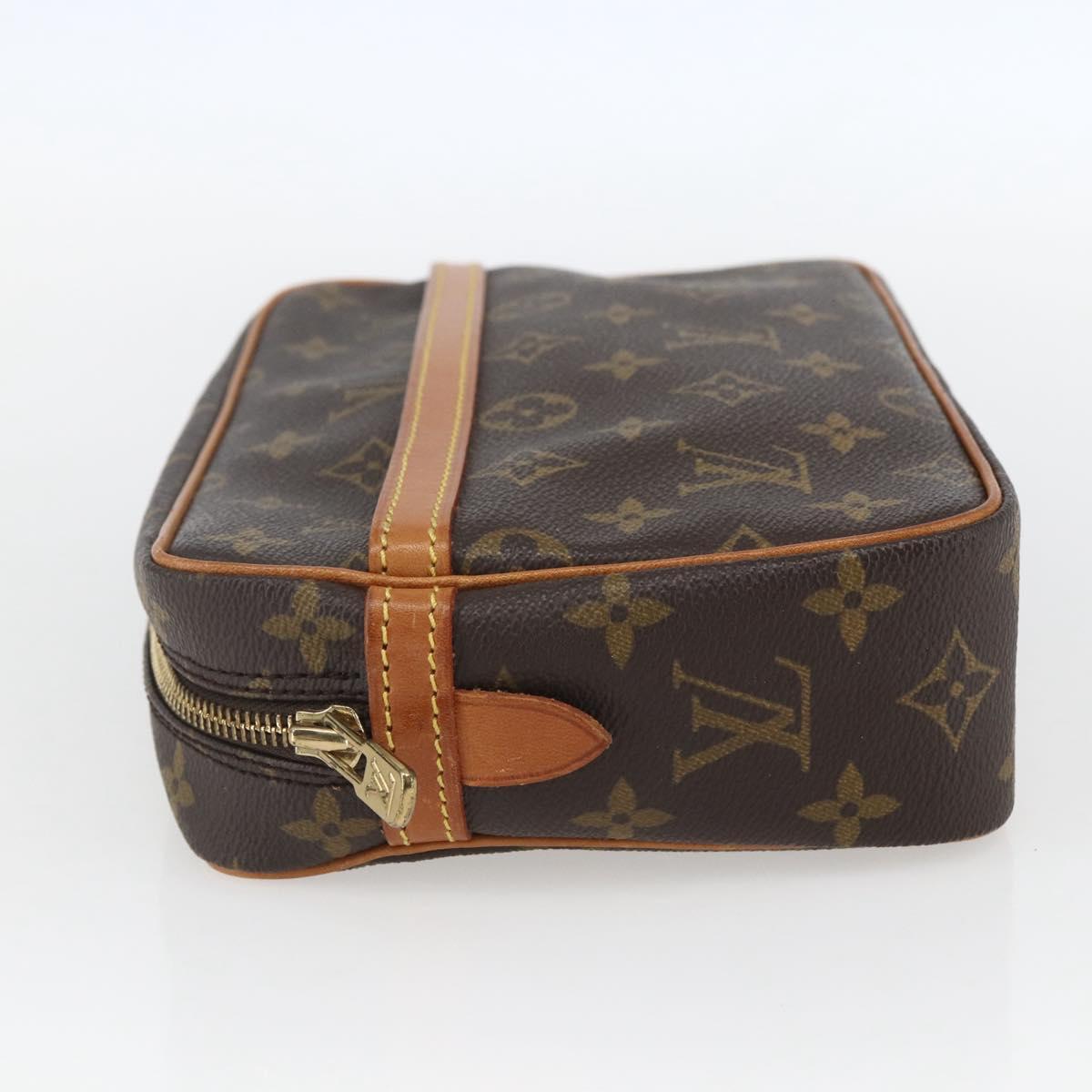 LOUIS VUITTON Monogram Compiegne 23 Clutch Bag M51847 LV Auth ka668