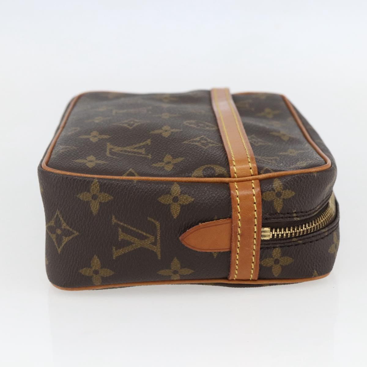 LOUIS VUITTON Monogram Compiegne 23 Clutch Bag M51847 LV Auth ka668