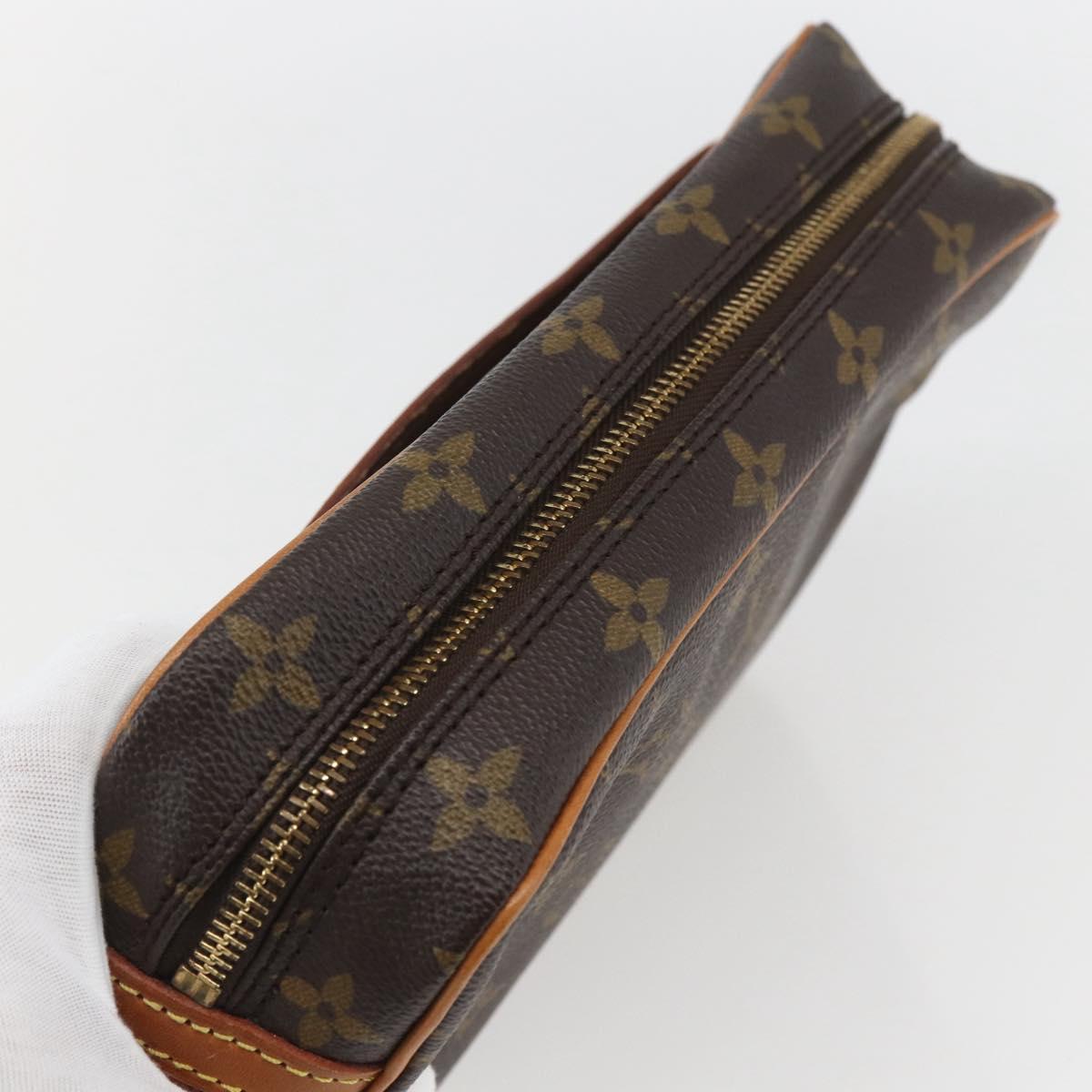 LOUIS VUITTON Monogram Compiegne 23 Clutch Bag M51847 LV Auth ka668