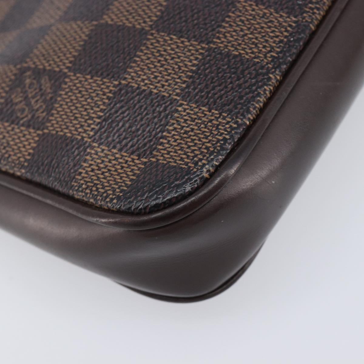LOUIS VUITTON Damier Ebene Pochette Accessoires Pouch N41206 LV Auth ka6680