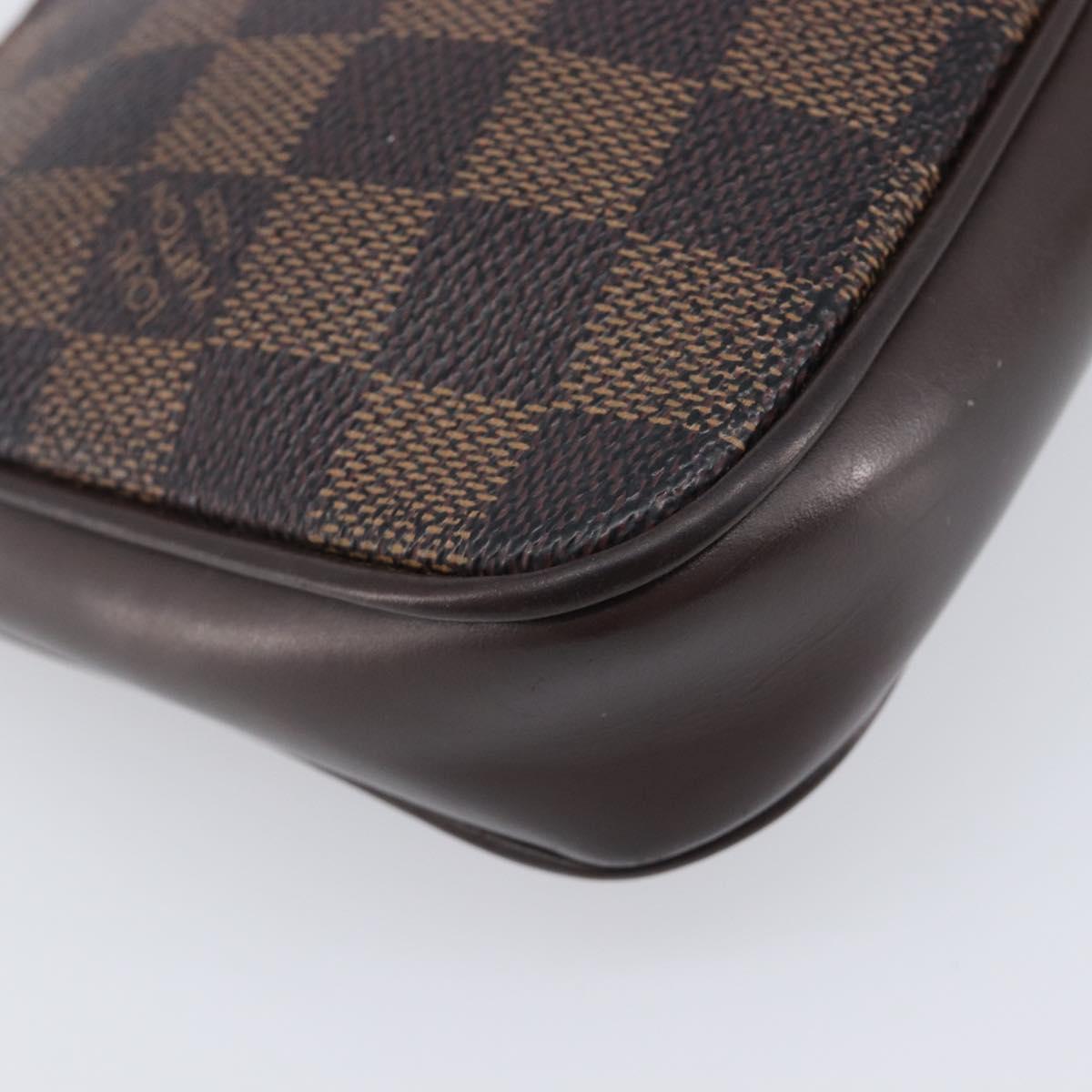 LOUIS VUITTON Damier Ebene Pochette Accessoires Pouch N41206 LV Auth ka6680
