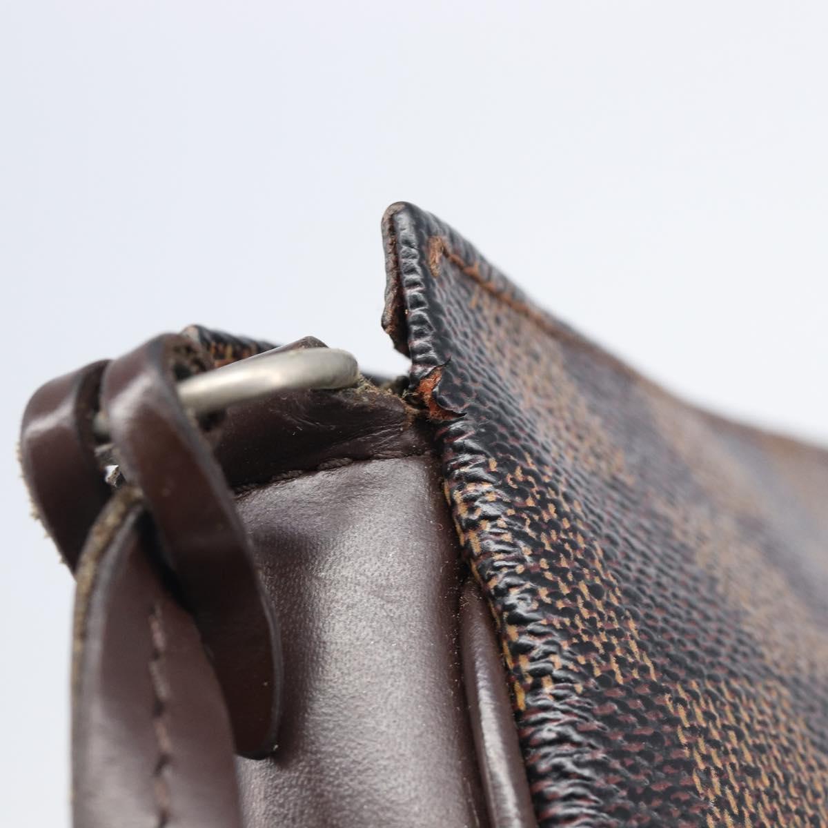 LOUIS VUITTON Damier Ebene Pochette Accessoires Pouch N41206 LV Auth ka6680