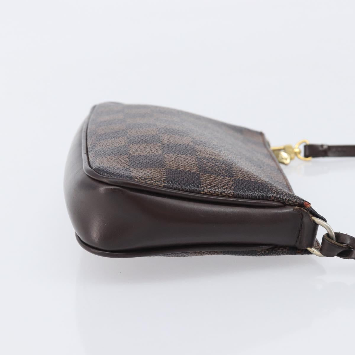 LOUIS VUITTON Damier Ebene Pochette Accessoires Pouch N41206 LV Auth ka6680