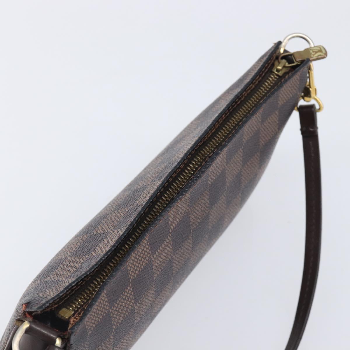 LOUIS VUITTON Damier Ebene Pochette Accessoires Pouch N41206 LV Auth ka6680