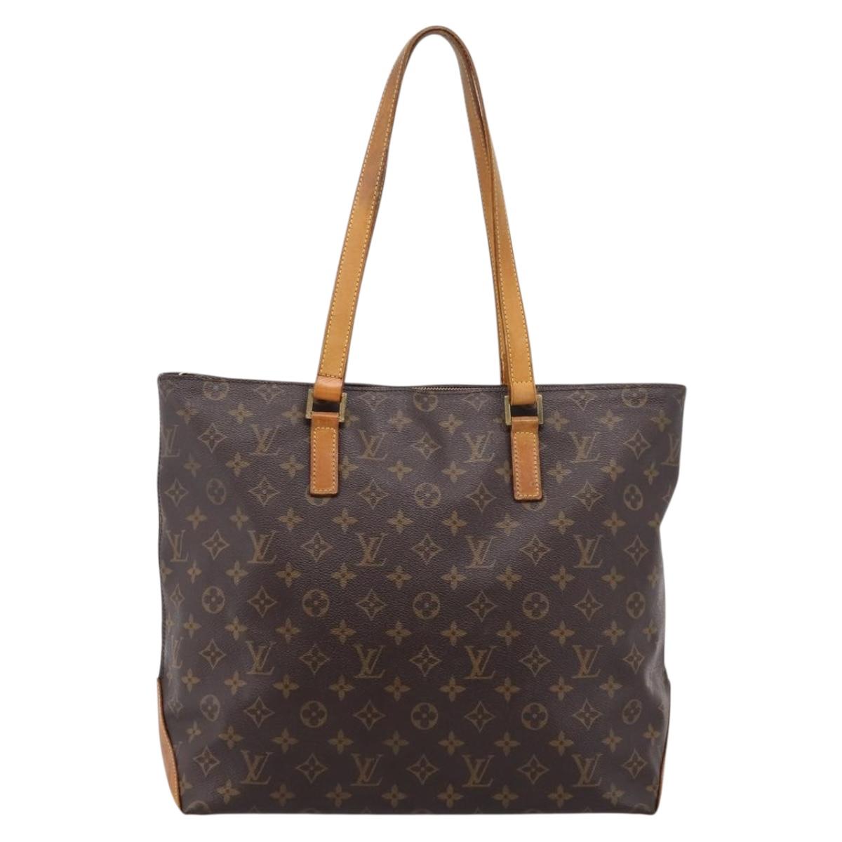 LOUIS VUITTON Monogram Cabas Mezzo Tote Bag M51151 LV Auth ka6685