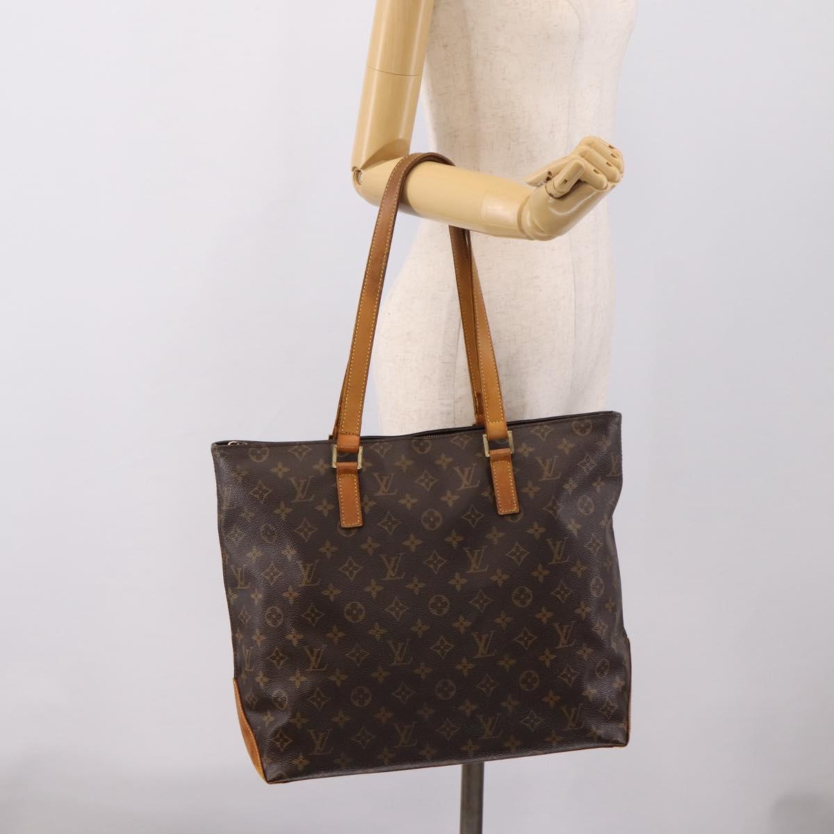 LOUIS VUITTON Monogram Cabas Mezzo Tote Bag M51151 LV Auth ka6685