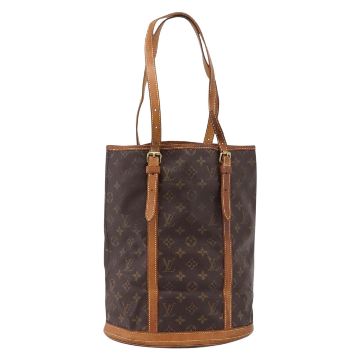 LOUIS VUITTON Monogram Bucket GM Shoulder Bag M42236 LV Auth ka6686