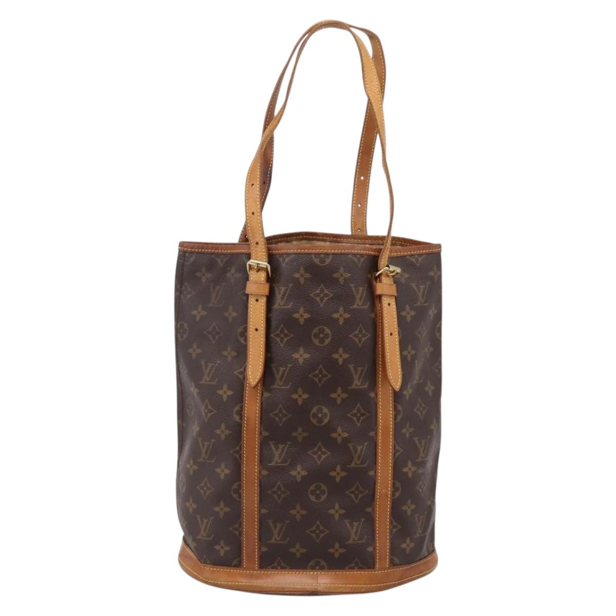 LOUIS VUITTON Monogram Bucket GM Shoulder Bag M42236 LV Auth ka6686