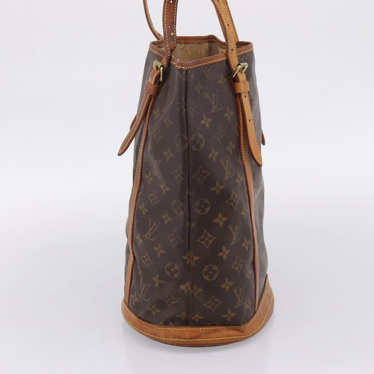 LOUIS VUITTON Monogram Bucket GM Shoulder Bag M42236 LV Auth ka6686