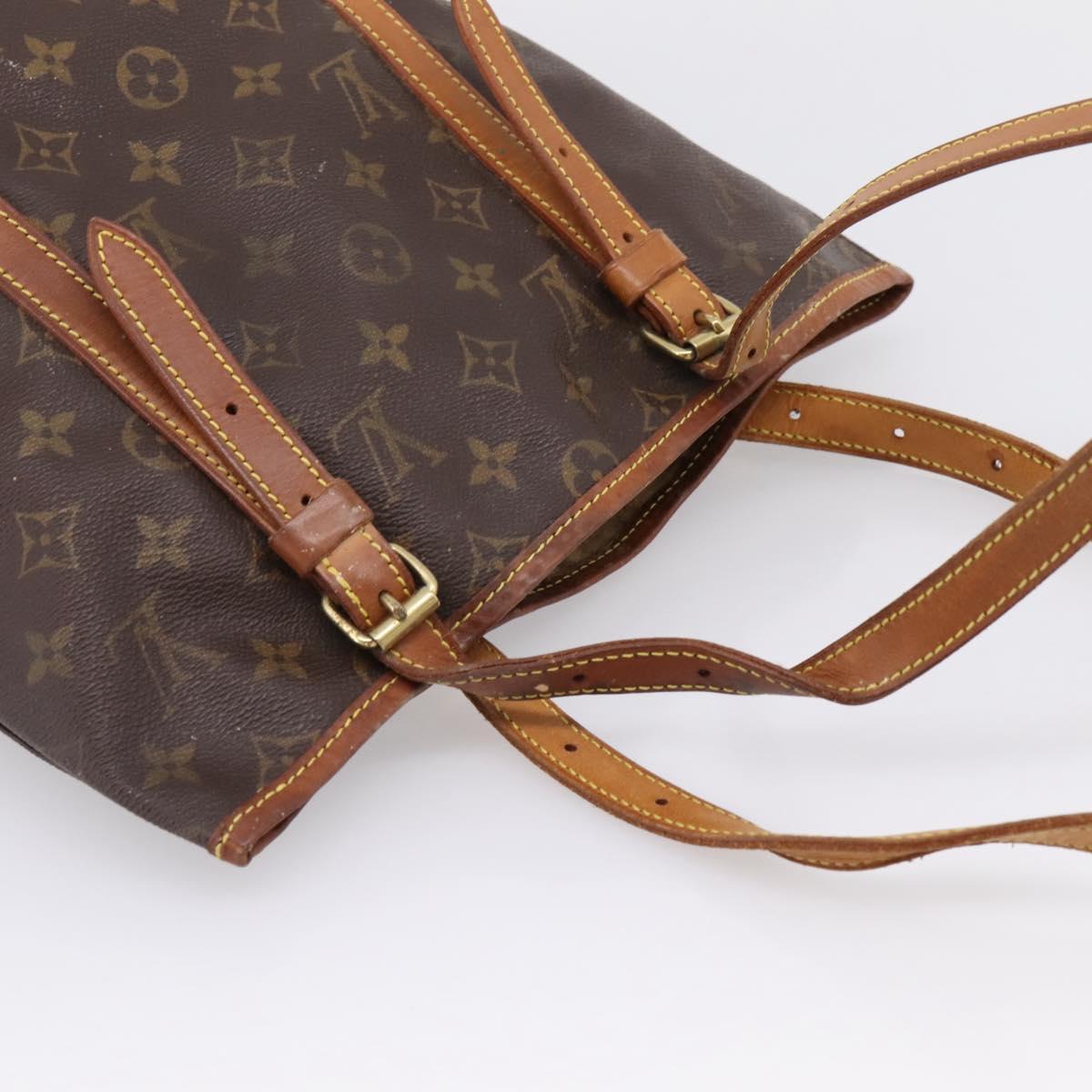 LOUIS VUITTON Monogram Bucket GM Shoulder Bag M42236 LV Auth ka6686