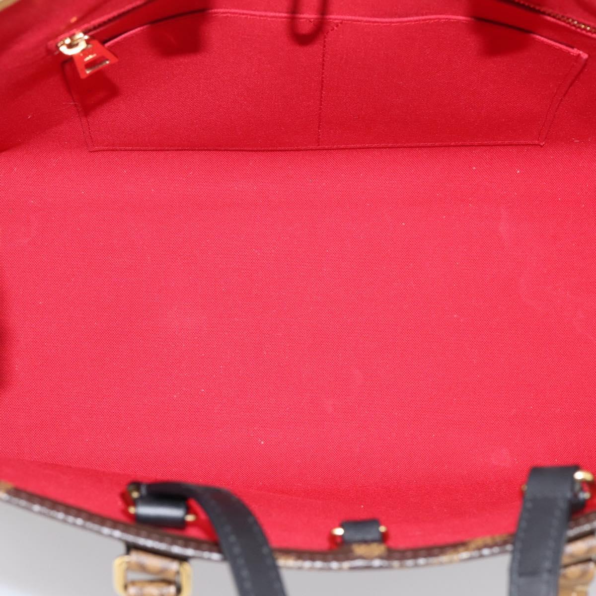 LOUIS VUITTON Monogram Reverse Giant On The Go MM Tote Bag M45321 Auth ka6696M