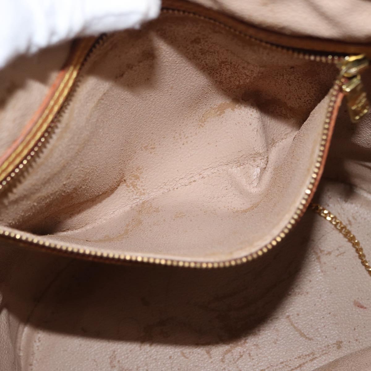 LOUIS VUITTON Monogram Bucket PM Shoulder Bag M42238 LV Auth ka670