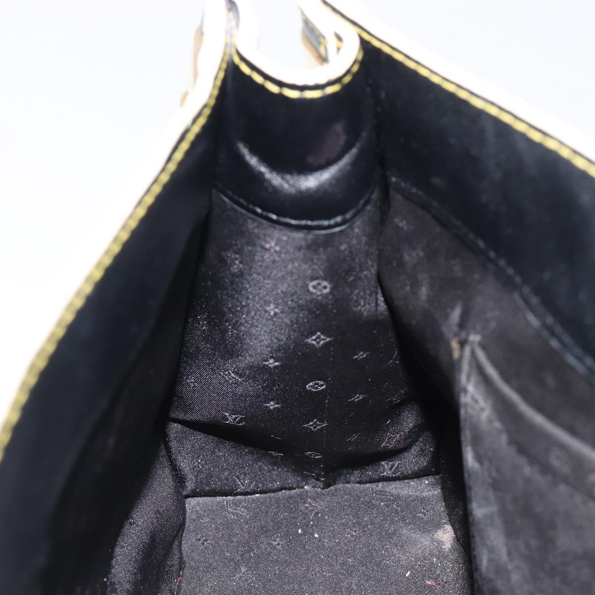 LOUIS VUITTON Suhari Tarantue Shoulder Bag Leather Black M91820 LV Auth ka6700V