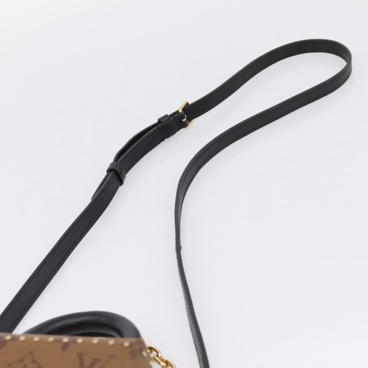 LOUIS VUITTON Monogram Reverse Camera Box Hand Bag M82465 LV Auth ka6702A