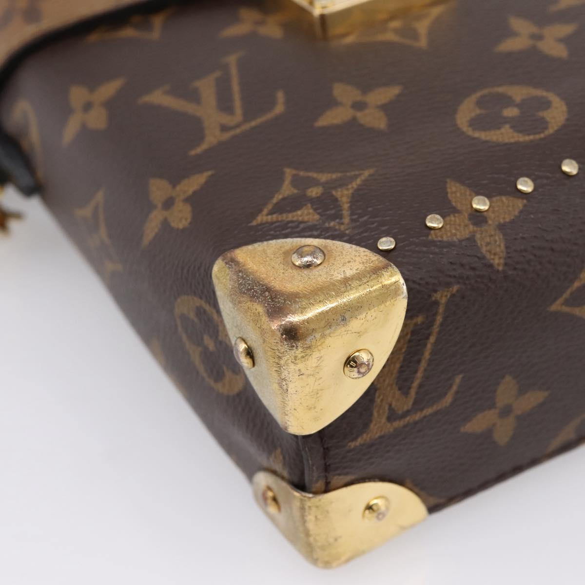 LOUIS VUITTON Monogram Reverse Camera Box Hand Bag M82465 LV Auth ka6702A