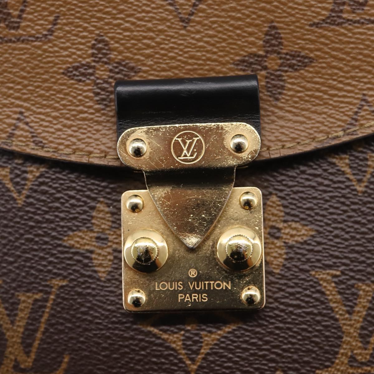 LOUIS VUITTON Monogram Reverse Camera Box Hand Bag M82465 LV Auth ka6702A