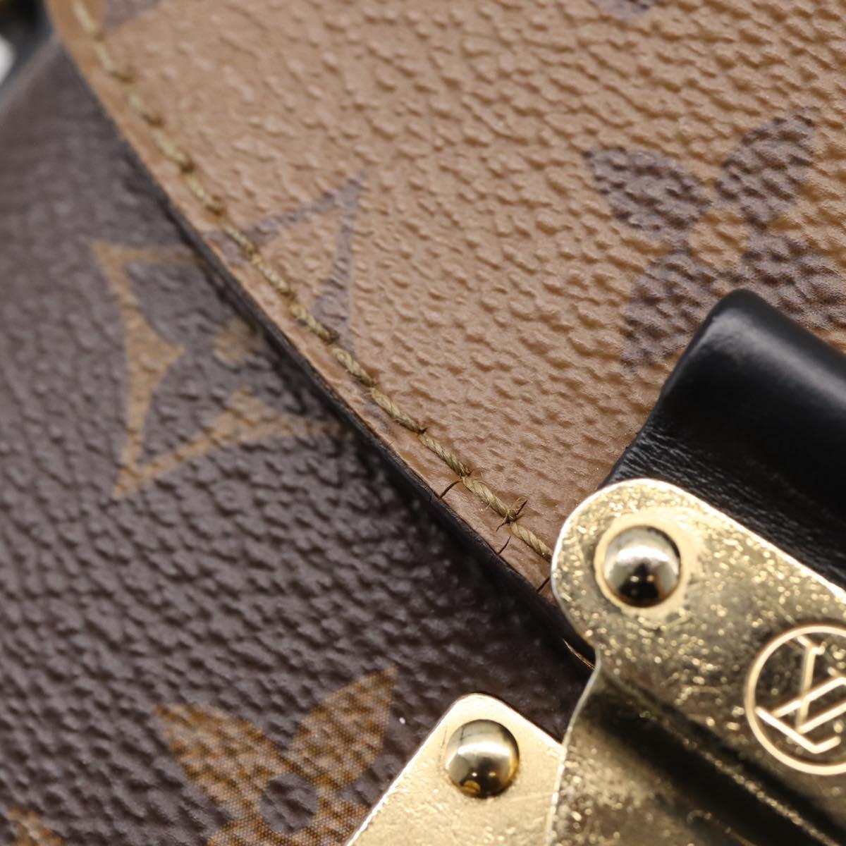 LOUIS VUITTON Monogram Reverse Camera Box Hand Bag M82465 LV Auth ka6702A