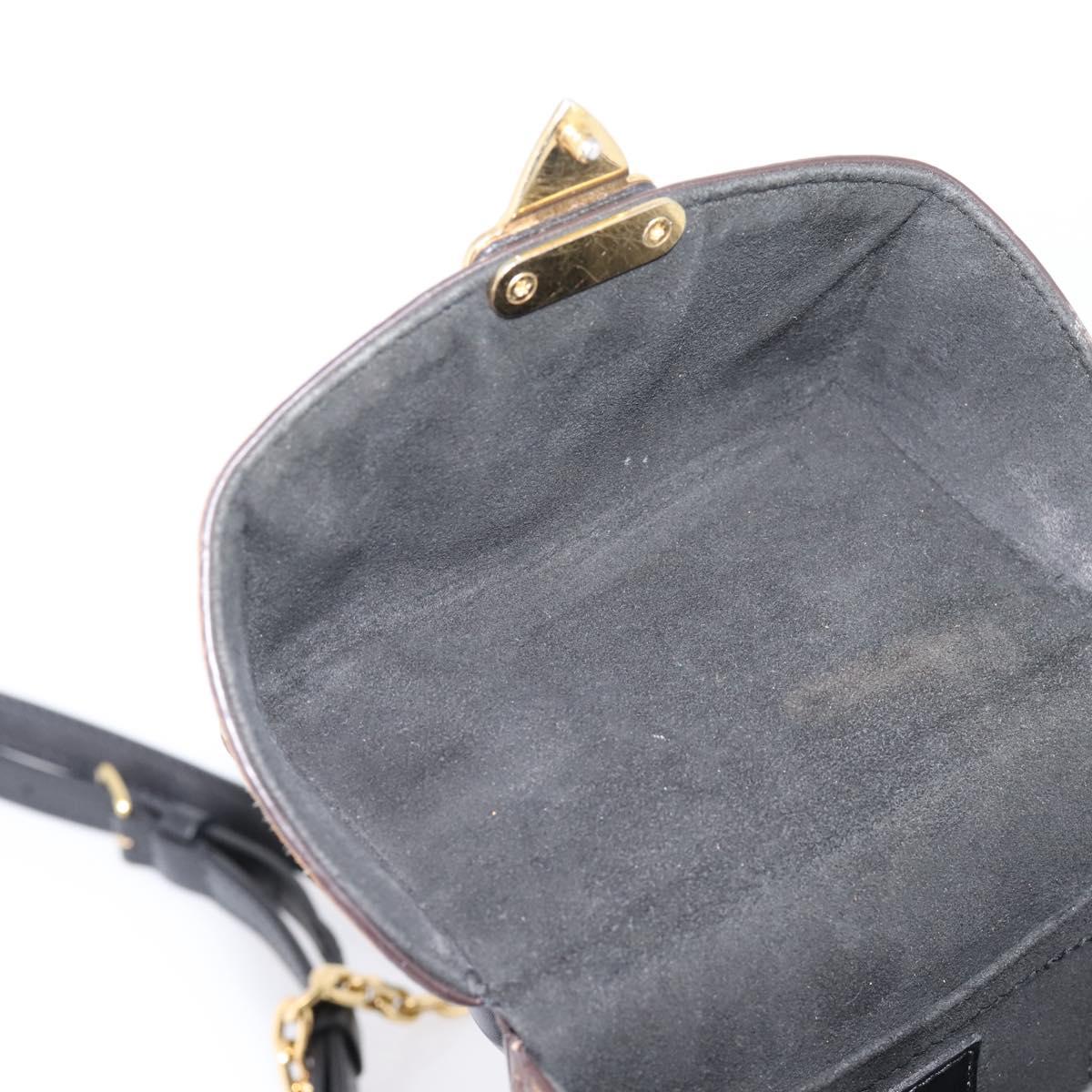 LOUIS VUITTON Monogram Reverse Camera Box Hand Bag M82465 LV Auth ka6702A