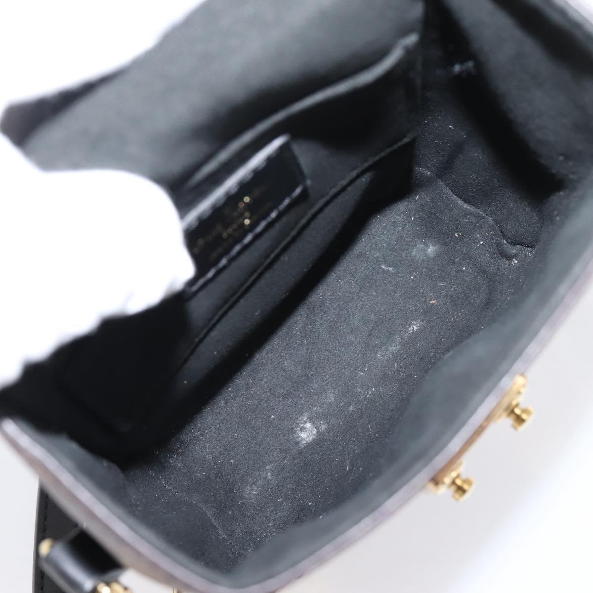 LOUIS VUITTON Monogram Reverse Camera Box Hand Bag M82465 LV Auth ka6702A